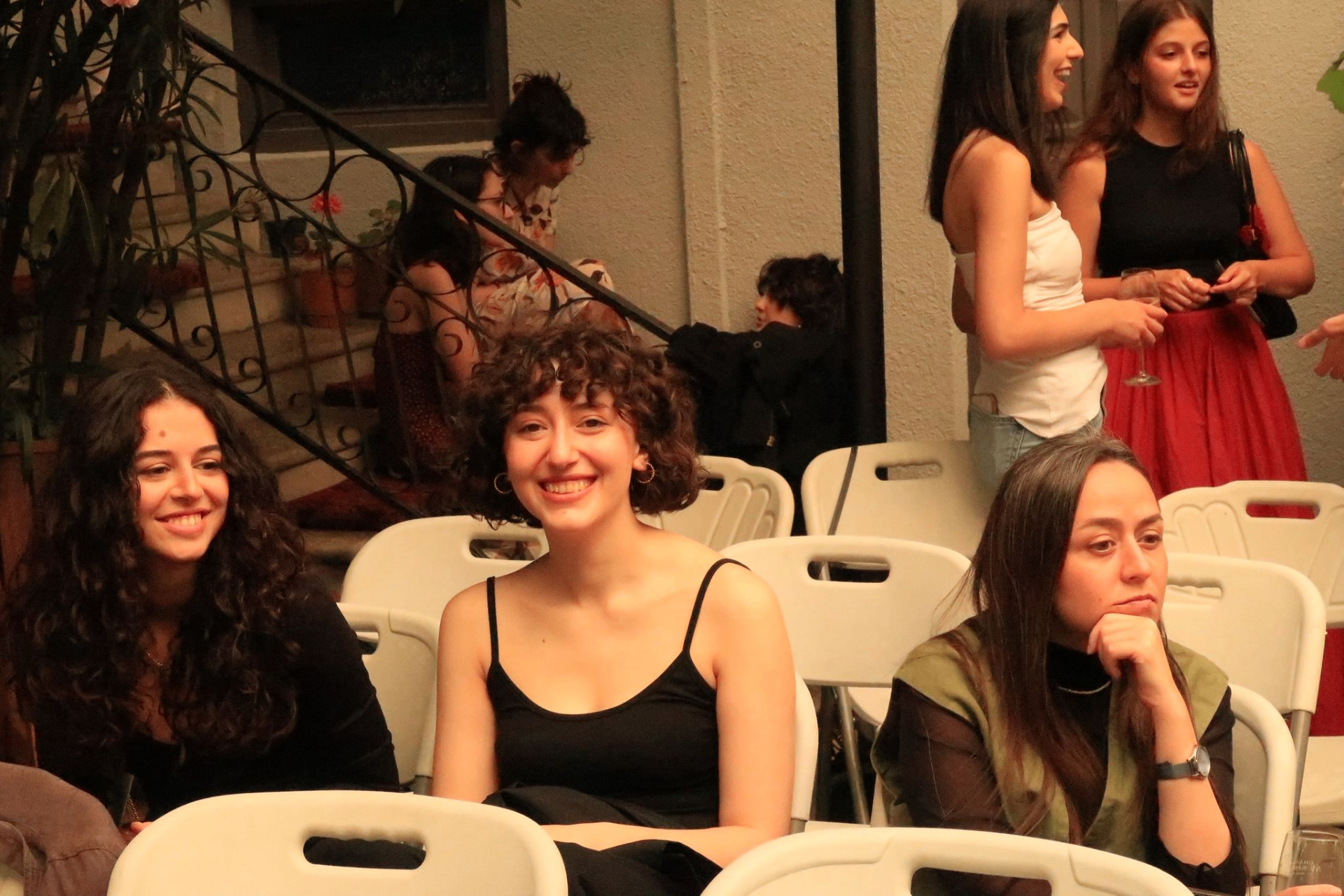 Documentary moment from the lecture evening